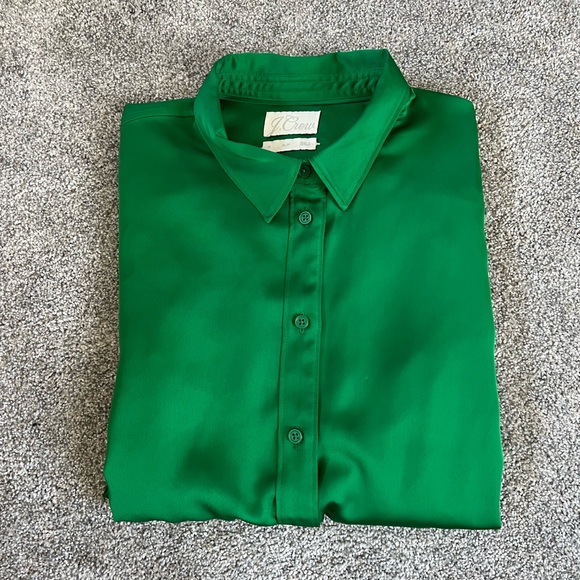 J. Crew - Slim-Fit Drapey Shirt in Luster - Picture 5 of 7